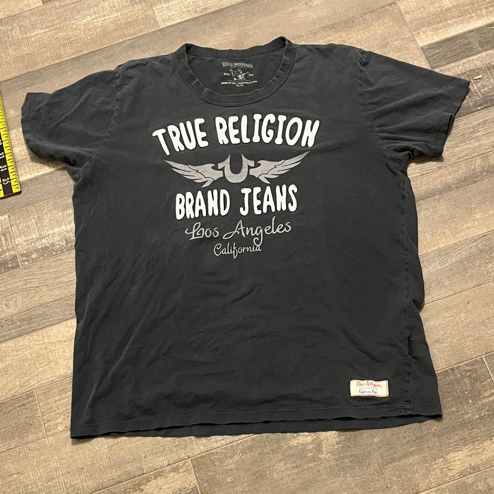 True Religion Charcoal Graphic Tee